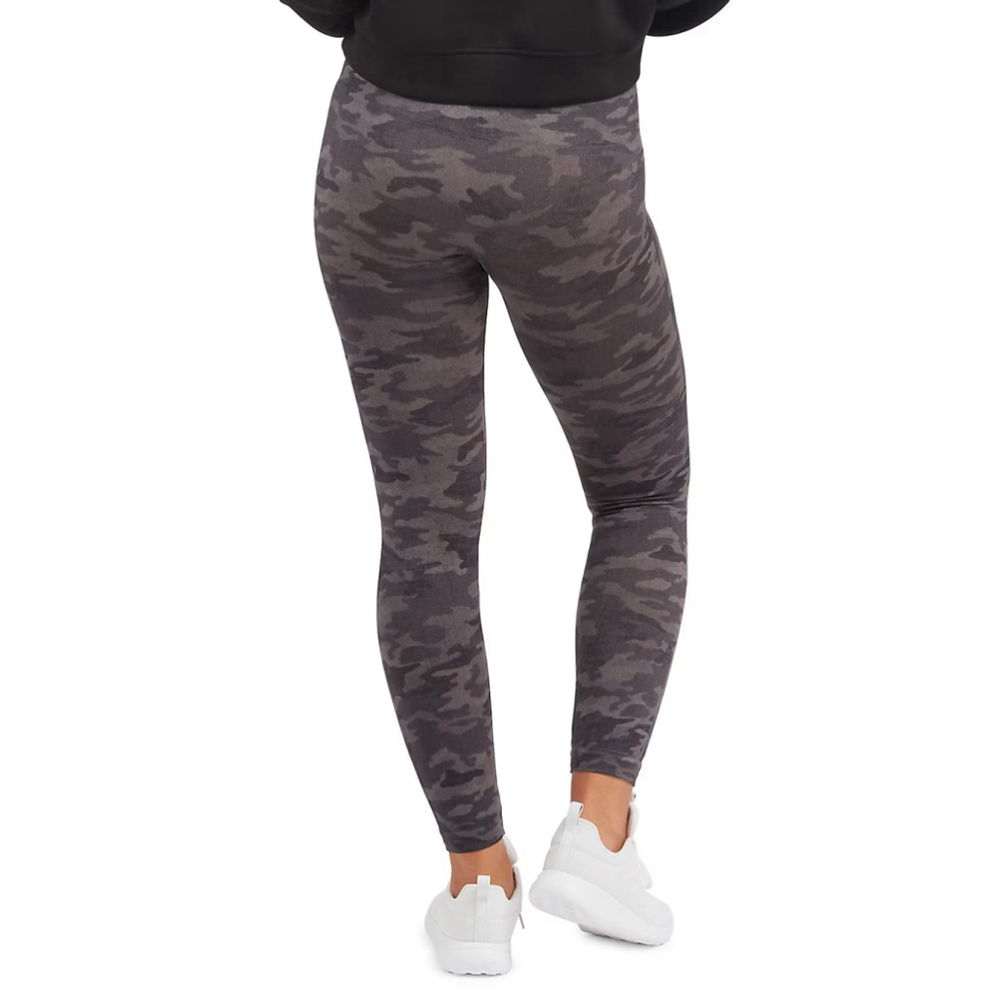 Spanx Look At Me Now Seamless Leggings Heather Camo Size XS